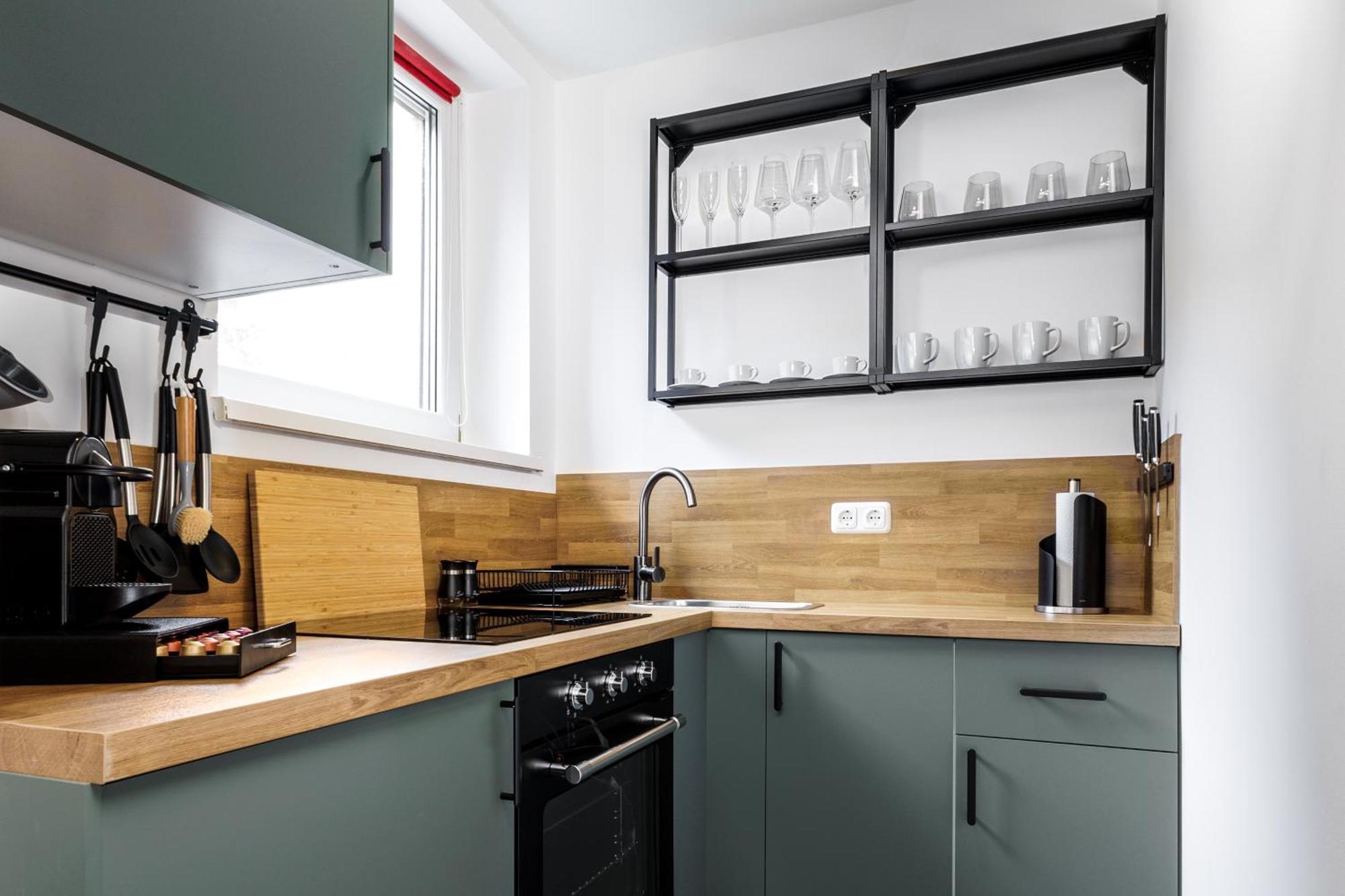 Design-Apartment In Linz Mit Netflix & Balkon Esterno foto